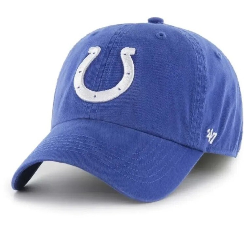 Indianapolis Colts '47 Brand Blue Franchise Logo Fitted Hat‎ Large New